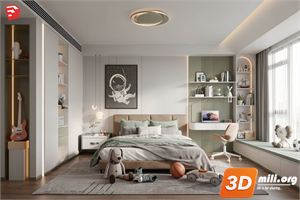 Children Room Scenes Skp FIles 